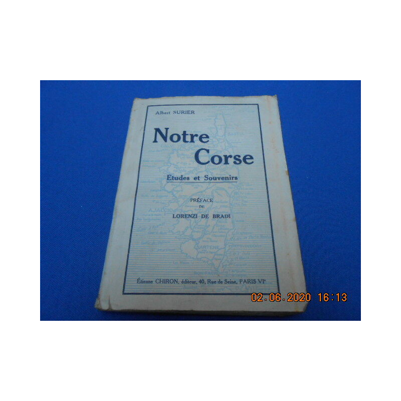 Notre Corse Etudes et Souvenirs