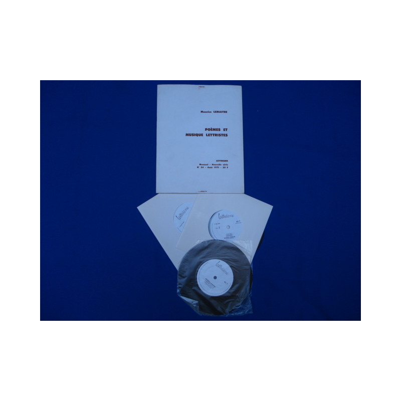 Poèmes et Musique Lettristes [Lettrisme]