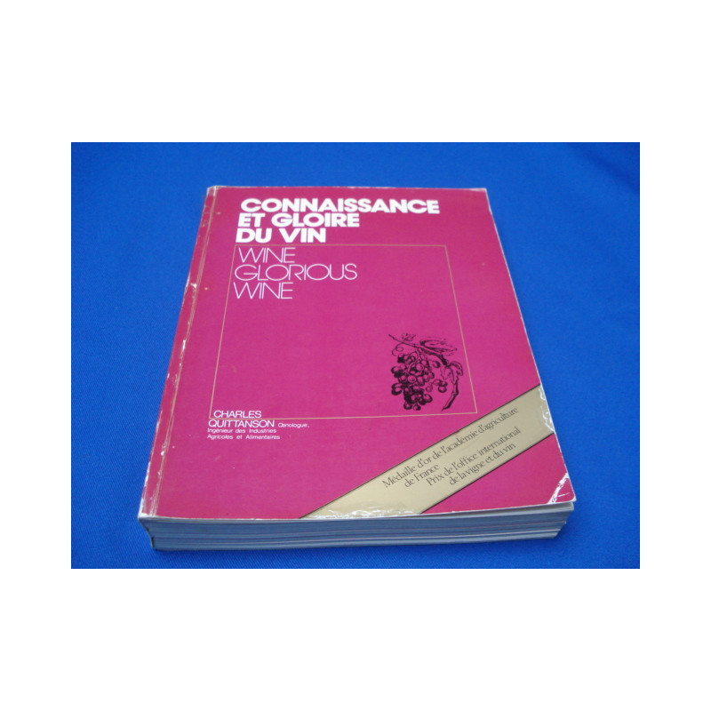 CONNAISSANCE ET GLOIRE DU VIN / WINE GLORIOUS WINE (envoi)