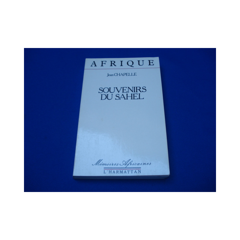 Souvenirs du Sahel