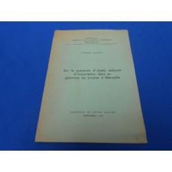 Sur la présence d'objets italiques d'importation dans un gisement...