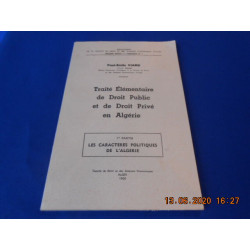Traité élémentaire de Droit Public et de Droit Privé