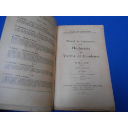 Manuel de Laboratoire pour l'Industrie des Vernis et Couleurs. N°23