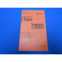 L'Oeuvre française. N°25 31 Mai 1917