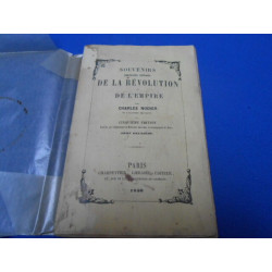 Souvenirs Portraits épisodes de la Révolution et de l'Empire. Tome II