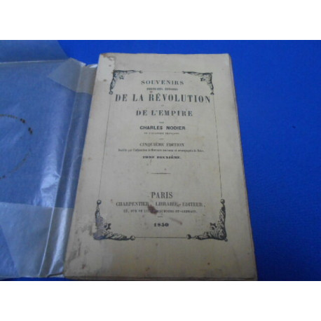 Souvenirs Portraits épisodes de la Révolution et de l'Empire. Tome II