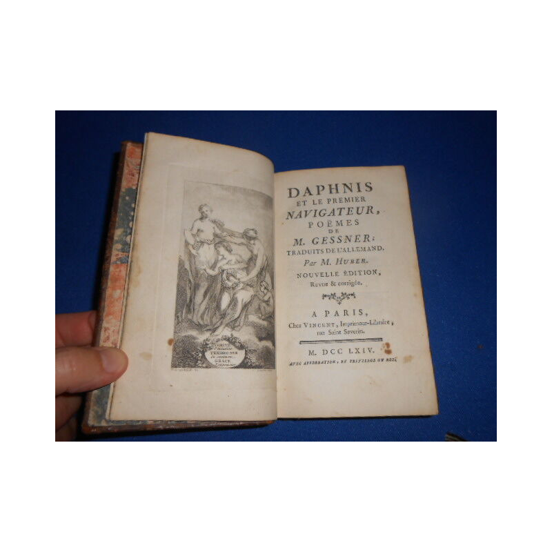 Daphnis et le Premier Navigateur poèmes de M.Gessner traduits de...
