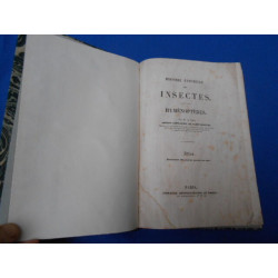 Histoire Naturelle des Insectes. Atlas