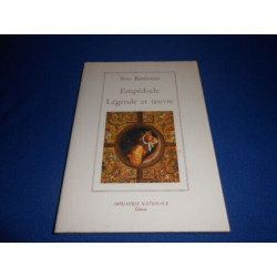 Empédocle Légende et oeuvre