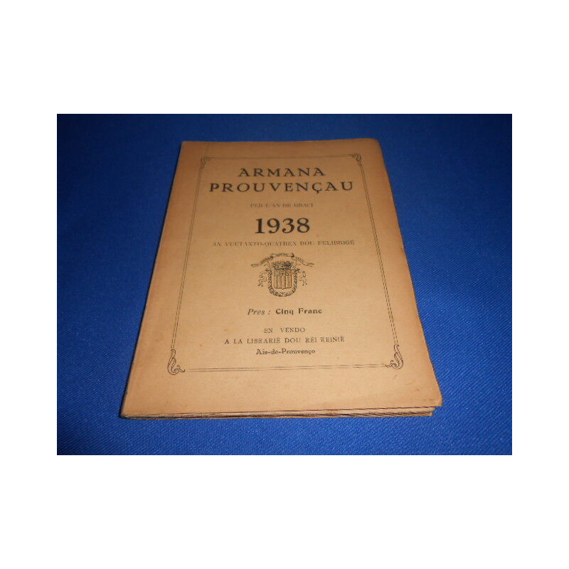 Armana Prouvençau 1938